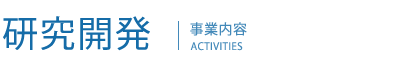 研究開発プロジェクト年表　研究開発